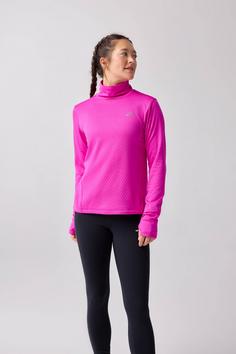 Rückansicht von Brooks Notch Thermal Funktionsshirt Damen magenta