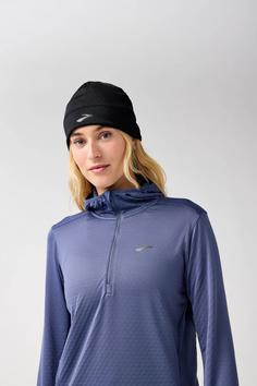 Rückansicht von Brooks Notch Thermal Laufmütze black
