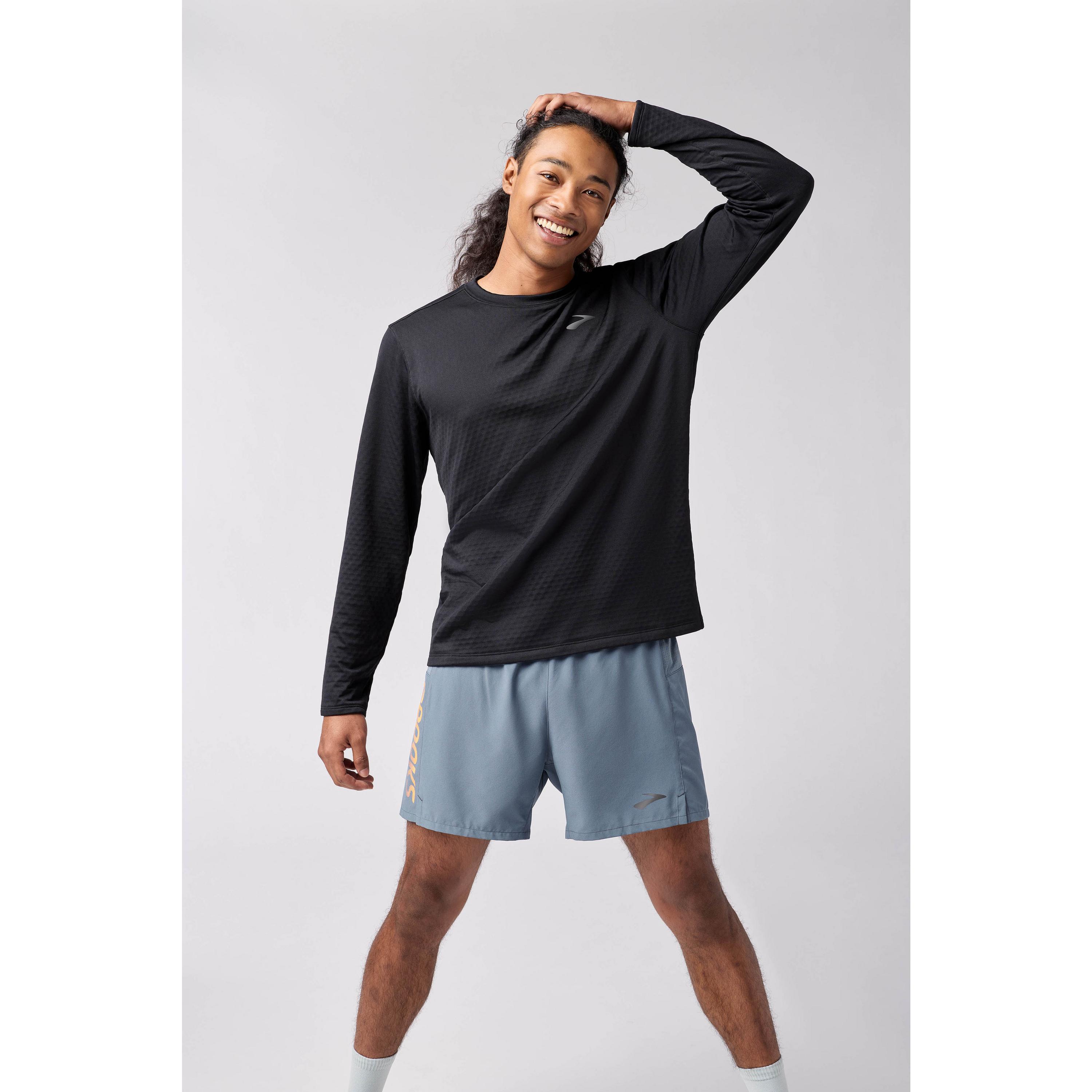 Thumbnail - Brooks Notch Thermal Funktionsshirt Herren
