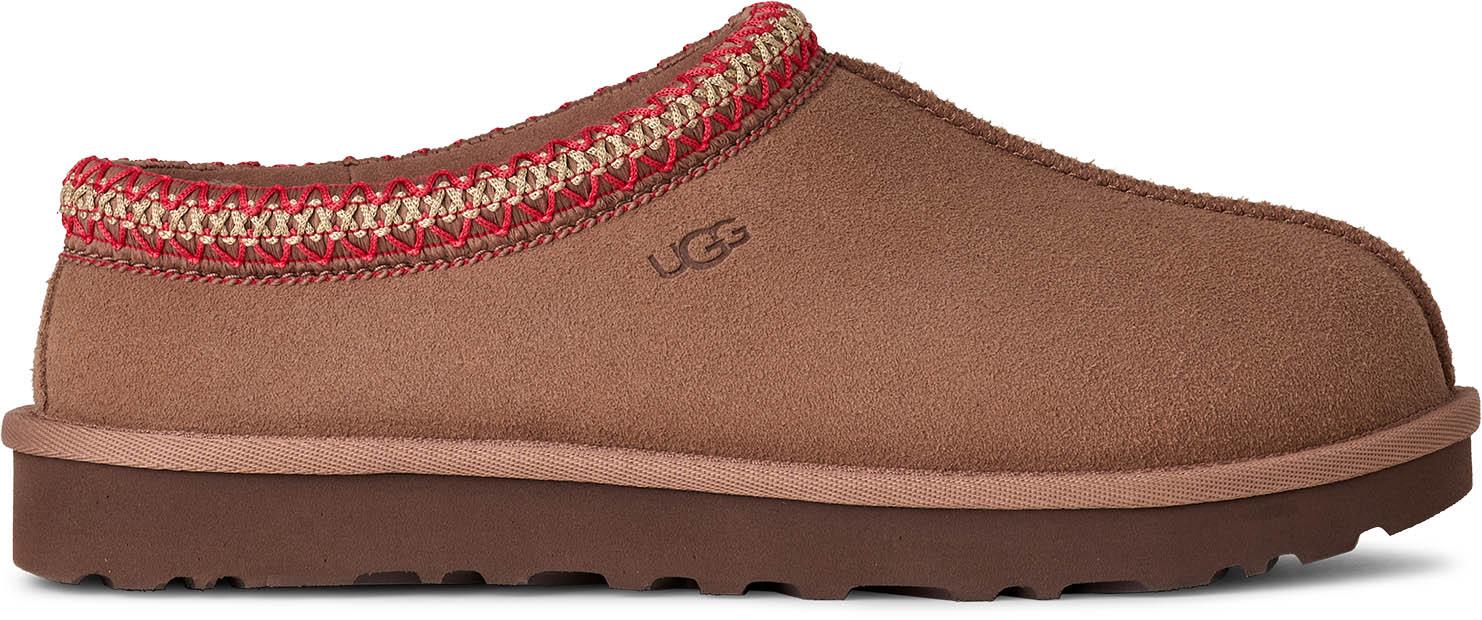Ugg Freizeitschuhe Slipper UGGbraid Veloursleder Lammfell Braun