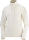 Salomon ESSENTIAL LIGHTWARM Fleecejacke Damen - whisper white