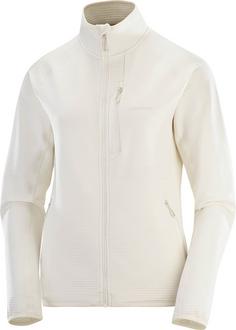 Salomon ESSENTIAL LIGHTWARM Fleecejacke Damen whisper white