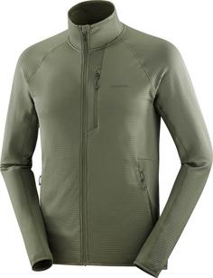 Salomon ESSENTIAL LIGHTWARM Fleecejacke Herren grape leaf