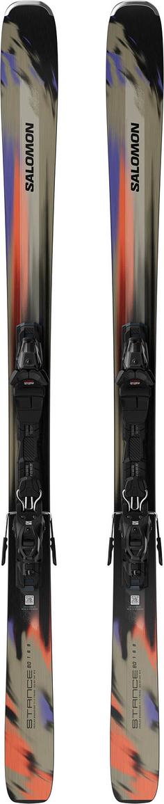 Salomon 80 and M10 All-Mountain Ski kelp