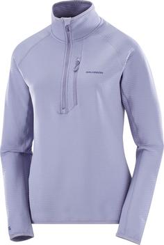 Salomon ESSENTIAL LIGHTWARM Skishirt Damen blue granite