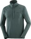 Salomon ESSENTIAL LIGHTWARM Skishirt Herren - green gables
