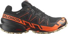Salomon GTX SPEEDCROSS 6 GTX Trailrunning Schuhe Herren black-shocking orange-white pepper