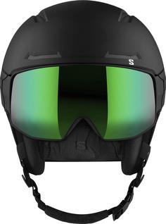 Rückansicht von Salomon DRIVER PRO SIGMA Skihelm black