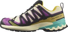 Rückansicht von Salomon GTX XA PRO 3D V9 Multifunktionsschuhe Damen transparent yellow-black-waterfall