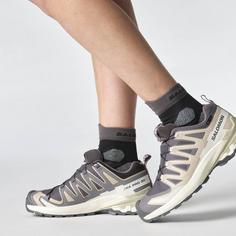 Rückansicht von Salomon GTX XA PRO 3D V9 Multifunktionsschuhe Damen nine iron-oxford tan-alfalfa