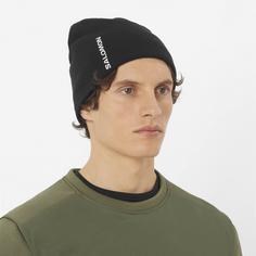 Rückansicht von Salomon GRAPHIC Beanie deep black