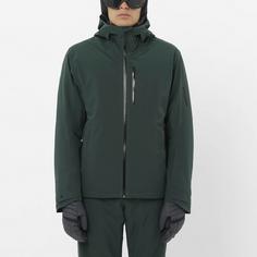 Rückansicht von Salomon HIGHLAND Skijacke Herren green gables