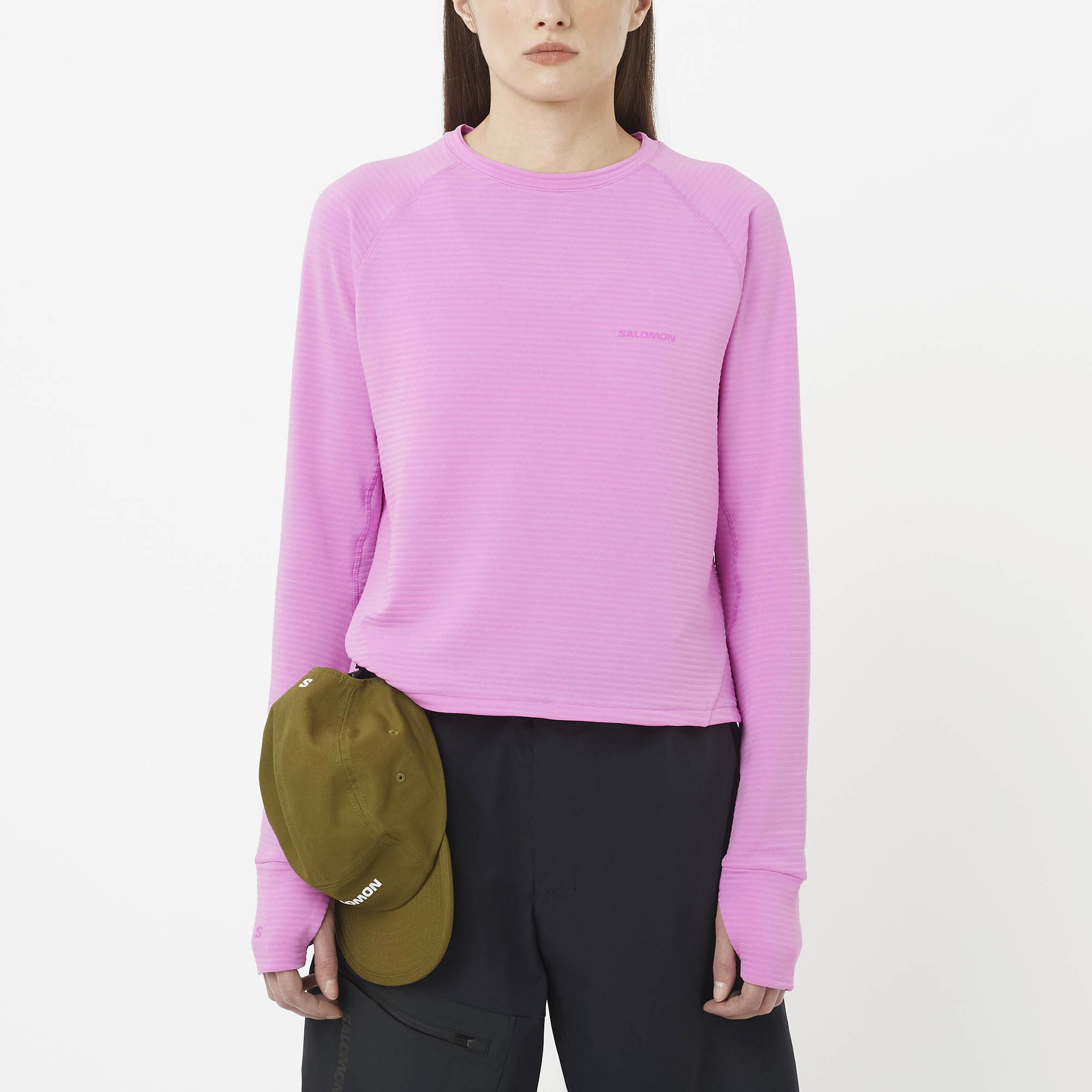 Thumbnail - Salomon ESSENTIAL LIGHTWARM Funktionsshirt Damen