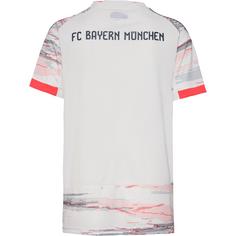 Rückansicht von adidas FC BayernMünchen 25-26 Auswärts Fußballtrikot Damen white