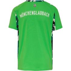 Rückansicht von PUMA Bor. Mö. Gladb. 25-26 -Auswärts Fußballtrikot Kinder puma green-warm white