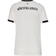Rückansicht von PUMA Borussia Mönchengladbach 25-26- Heim Fußballtrikot Damen warm white-puma black