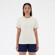 Rückansicht von NEW BALANCE T-Shirt Damen linen