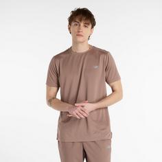 Rückansicht von NEW BALANCE Funktionsshirt Herren earth shadow