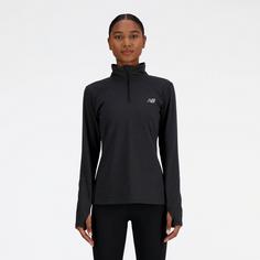 Rückansicht von NEW BALANCE Funktionsshirt Damen black heather