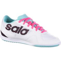 Rückansicht von adidas TOP SALA COMPETITION II J Fußballschuhe Kinder ftwwht-aurbla-flaaqu