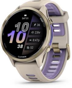 Garmin Forerunner 970 Sportuhr gray-softgold