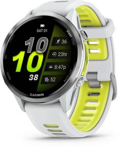 Garmin Forerunner 970 Sportuhr steinweiss-titanium