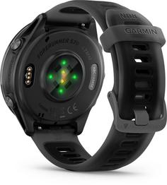 Rückansicht von Garmin Forerunner 570 Sportuhr schwarz-schiefergrau