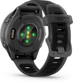 Rückansicht von Garmin Forerunner 570 Sportuhr schwarz-schiefergrau