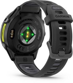 Rückansicht von Garmin Forerunner 970 Sportuhr schwarz-carbongrau