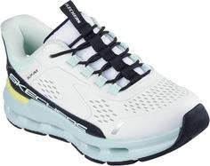 Skechers GLIDE STEP VISTA LANE Sneaker Kinder white-black-turquoise