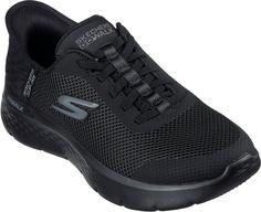 Skechers Go Walk Flex Sneaker Damen black textile-trim