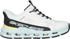 Rückansicht von Skechers GLIDE STEP VISTA LANE Sneaker Kinder white-black-turquoise