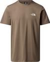 The North Face SIMPLE DOME T-Shirt Herren - mocha brown