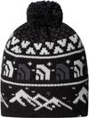 The North Face CABIN Bommelm&uuml;tze Herren - tnf black jacquard-pom
