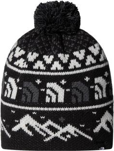 The North Face CABIN Bommelmütze Herren tnf black jacquard-pom