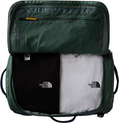 Rückansicht von The North Face BASE CAMP VOYAGER DUFFEL 32L Reiserucksack duck green-shady blue
