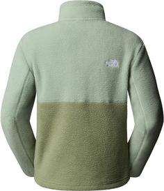 Rückansicht von The North Face YUMIORI Fleeceshirt Damen bark mist-slate moss-as