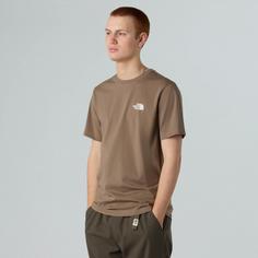 Rückansicht von The North Face SIMPLE DOME T-Shirt Herren mocha brown