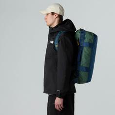 Rückansicht von The North Face BASE CAMP VOYAGER DUFFEL 42L Reiserucksack duck green-shady blue