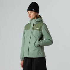 Rückansicht von The North Face ANTORA RAIN Regenjacke Damen slate moss-bark mist
