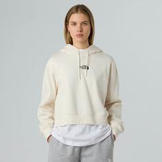 Rückansicht von The North Face Essential Hoodie Damen white dune
