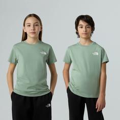 Rückansicht von The North Face SIMPLE DOME T-Shirt Kinder slate moss
