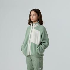 Rückansicht von The North Face YUMIORI Fleecejacke Kinder slate moss-white dune