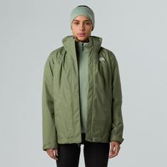 Rückansicht von The North Face EVOLVE II Doppeljacke Damen bark mist-slate moss