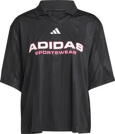 adidas Tiro Fußballtrikot Damen black-black