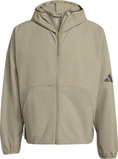 adidas MyShelter Kapuzenjacke Herren silver pebble