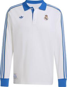 adidas Real Madrid Icon Fanshirt Herren white-blubir
