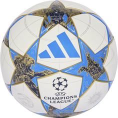 adidas Champions League J350 Fußball Kinder white-dkblue-panton-g