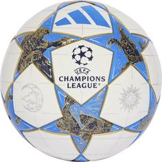 Rückansicht von adidas Champions League J350 Fußball Kinder white-dkblue-panton-g
