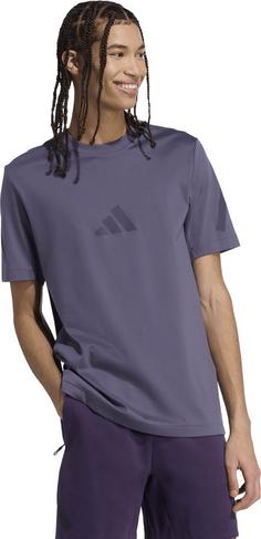 Rückansicht von adidas ZNE Funktionsshirt Herren preloved violet